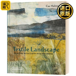 混合媒体中 Textile 纺织风景 布画 Holmes Landscape Cas