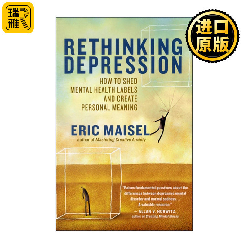 英文原版 Rethinking Depression 你以为你抑郁 就真的是抑郁吗 美心理学家揭开抑郁真相 埃里克·梅塞尔 英文版 进口英语原版书籍