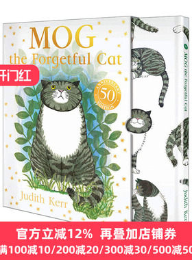 英文原版 Mog The Forgetful Cat Slipcase Gift Edition 50