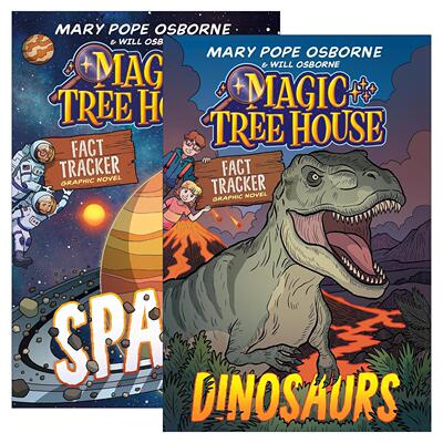 英文原版 Magic Tree House Fact Tracker Graphic Novel 神奇树屋事实追踪漫画系列2册 英文版 进口英语原版书籍