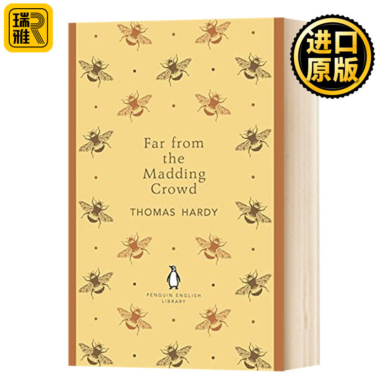 远离尘嚣 英文原版 Far From the Madding Crowd 英国企鹅图书馆版 The English Libary 英文版 全英文版进口原版英语书籍