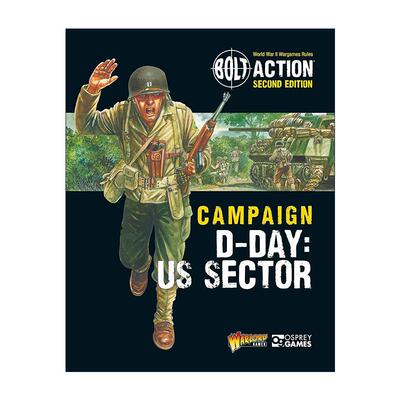 英文原版 Bolt Action Campaign D-Day US Sector 桌面战争兵棋 诺曼底登陆美国部队 英文版 进口英语原版书籍