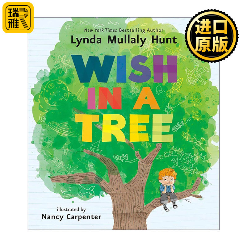 英文原版 Wish in a Tree 树上的愿望 树上的鱼作者Lynda Mullaly Hunt 儿童精装绘本 英文版 进口英语原版书籍