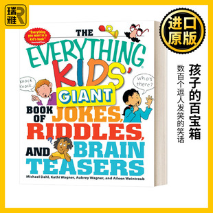 and 笑话谜语脑筋急转弯 Everything The 孩子 Giant Riddles Brain Jokes 英文原版 Book 进口英语书籍 Teasers Kids 百宝箱