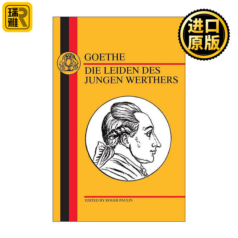英文原版 Goethe Die Leiden des Jungen Werthers 德语文本系列 歌德 少年维特之烦恼 英文版 进口英语原版书籍