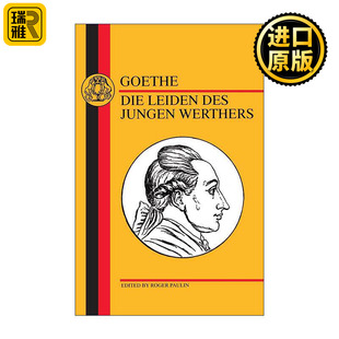英文原版 Goethe Die Leiden des Jungen Werthers 德语文本系列 歌德 少年维特之烦恼 英文版 进口英语原版书籍