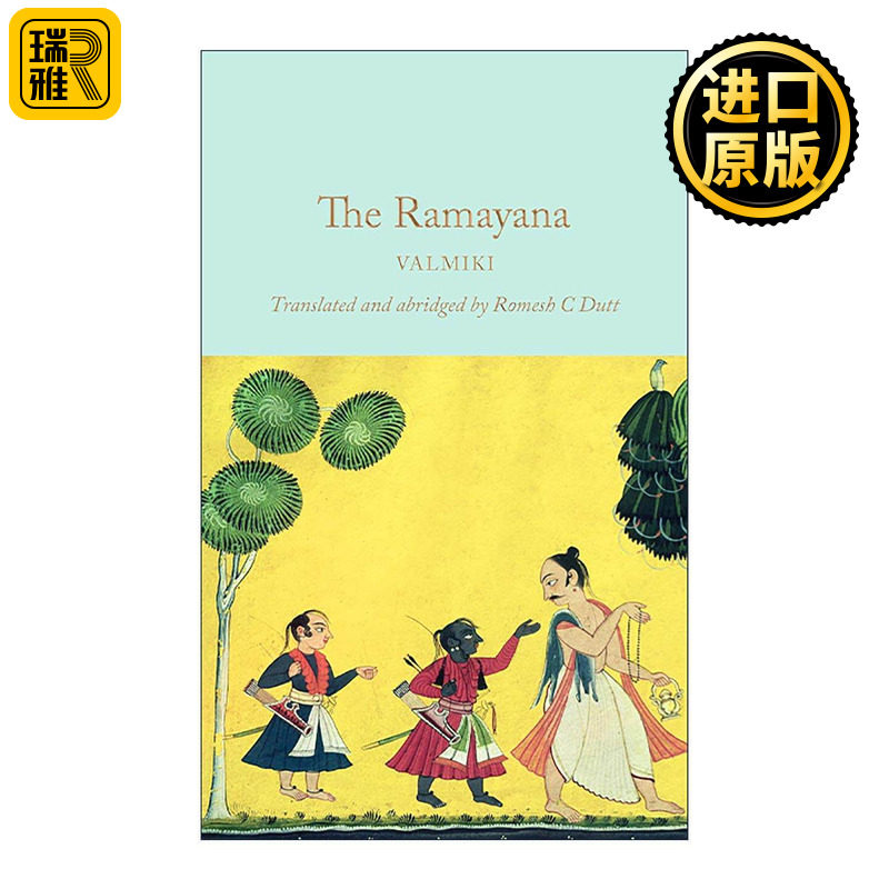 英文原版 The Ramayana 罗摩衍那 精简版 印度史诗 精装麦克米伦收藏馆系列 Macmillan Collector's Library 进口英语原版书籍