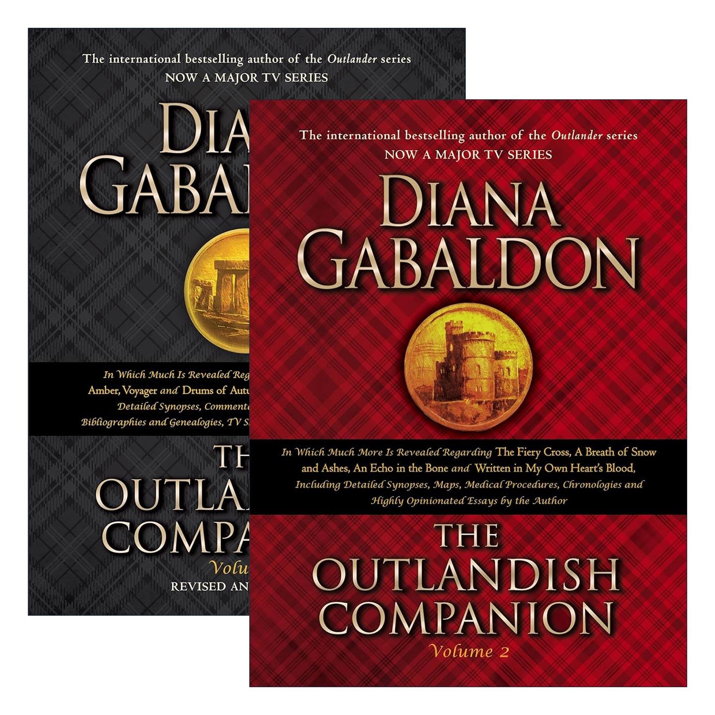 英文原版 The Outlandish Companion 异乡人系列读者指南2册 戴安娜·加瓦尔东 古战场传奇原著 英文版 进口英语原版书籍