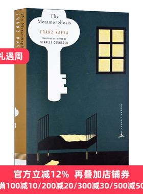 英文原版小说 The Metamorphosis 变形记 Franz Kafka卡夫卡 兰登书屋现代图书馆经典系列 英文版 Stanley Corngold进口英语原版书