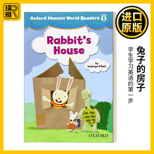 英文原版 Oxford Phonics World Readers Level1 Rabbit's House 牛津自然拼读世界读本 第一级 兔子的房子 英文版 进口英语书