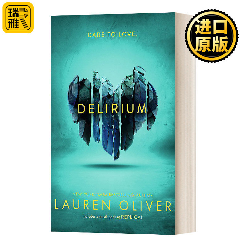爱是一种病1 英文原版 Delirium Delirium Trilogy 1 妄爱三部曲 劳伦 奥利弗 忽然七日作者 英文版 Lauren Oliver 进口英语原版书