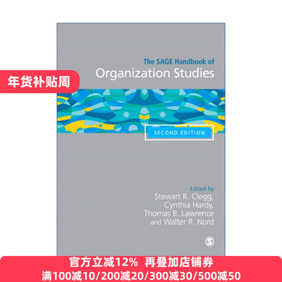正版 The SAGE Handbook of Organization Studies 英文原版 进口英语书籍
