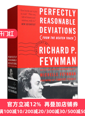 英文原版 Perfectly Reasonable Deviations from the Beaten Track 费曼手札 不休止的鼓声 理查德 费曼 英文版 进口英语原版书籍