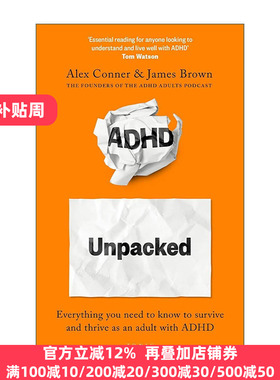 英文原版 ADHD Unpacked ADHD全解析 成年患者生存与发展指南 英文版 进口英语原版书籍
