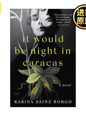 英文原版 It Would Be Night in Caracas 加拉加斯的夜晚 西班牙语女人的女儿 2021年都柏林国际文学奖长名单 国际拉丁美洲图书奖