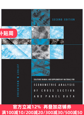 英文原版 Econometric Analysis of Cross Section and Panel Data