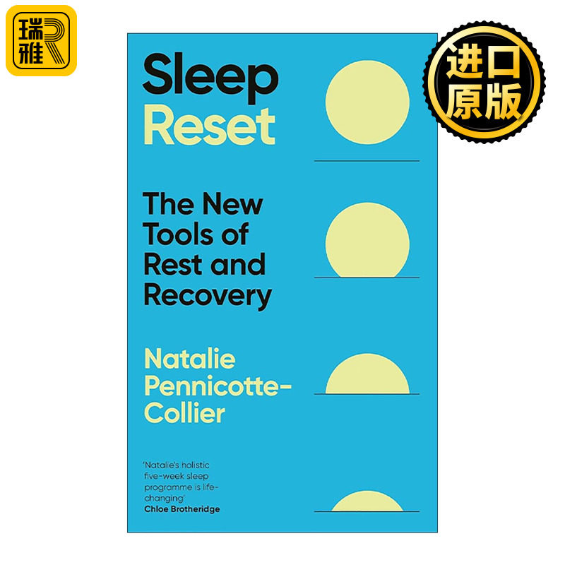 英文原版 Sleep Reset 睡眠重启 英国睡眠教练和临床催眠治疗师Natalie Pennicotte-Collier 英文版 进口英语原版书籍