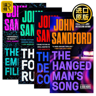 英文原版 Kidd基德系列1-4册 惊悚悬疑小说 John Sandford 英文版 进口英语原版书籍