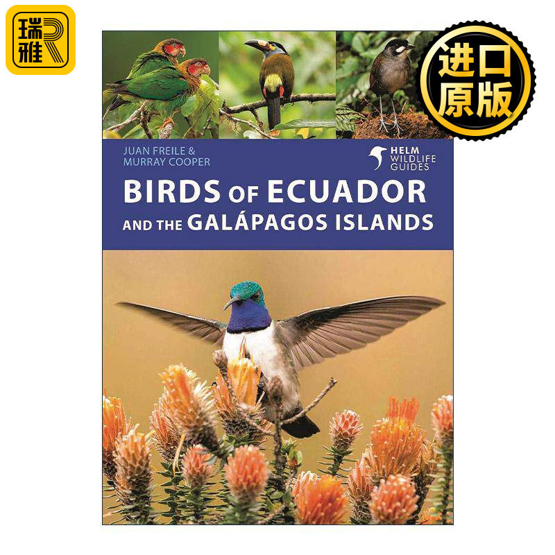 英文原版 Birds of Ecuador and the Galápagos Islands 厄瓜多尔和加拉帕戈斯群岛鸟类图鉴 英文版 进口英语原版书籍
