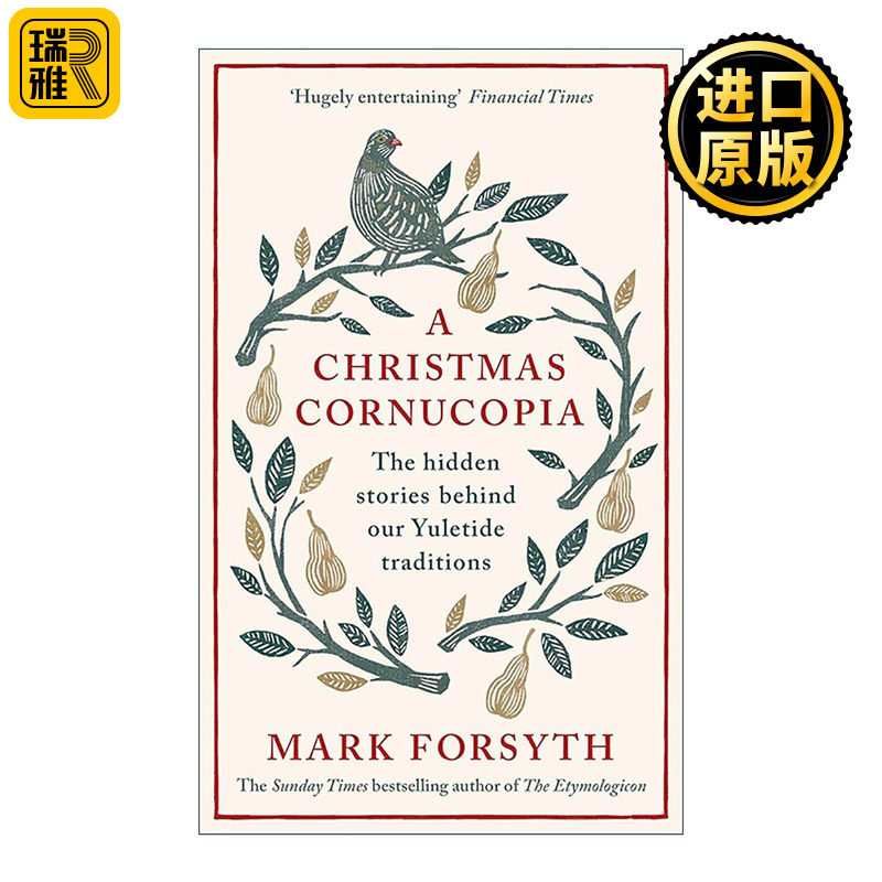 英文原版 A Christmas Cornucopia 圣诞节的丰饶角 圣诞习俗的奇特起源与词源 精装 英文版 进口英语原版书籍