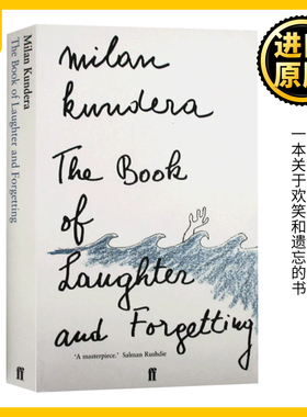笑忘书 英文原版小说 The Book of Laughter and Forgetting 笑忘录 米兰昆德拉Milan Kundera不能承受的生命之轻作者进口英语书籍
