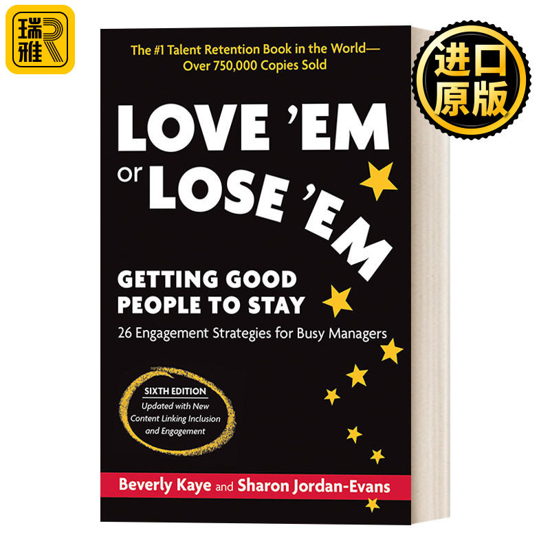 Love 'Em or Lose 'Em, Sixth Edition 爱他们或失去他们 第六版:让你最得力的人留下 人事管理 职场 Beverly Kaye