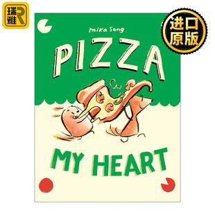 Heart Norma Belly 全彩漫画绘本图画书 Song 英文原版 儿童精装 Pizza and 我爱 诺玛和贝利系列03 Mika 披萨