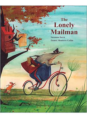 英文原版 The Lonely Mailman 孤独的邮递员 儿童友谊绘本 价值观培养 美国月光童书奖 苏珊娜·伊赛恩 英文版 进口英语原版书籍