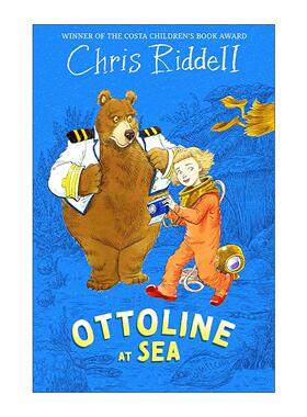 英文原版 Ottoline 3 Ottoline at Sea 胡椒罐大楼的小侦探 奇妙的挪威之旅 儿童侦探推理小说 英文版 进口英语原版书籍