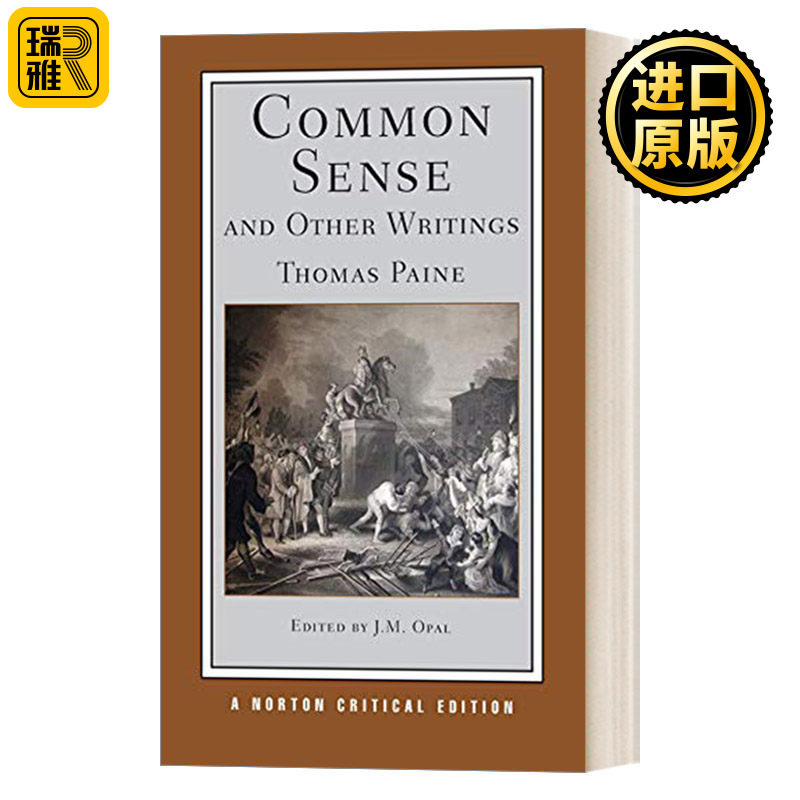 Common Sense and Other Writings 常识等潘恩作品集 诺顿文学解读系列 Norton Critical Editions