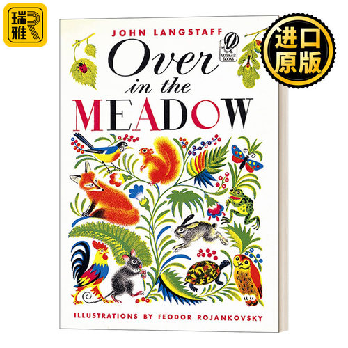 Over in the Meadow 草地上的树林 绘本 英文原版