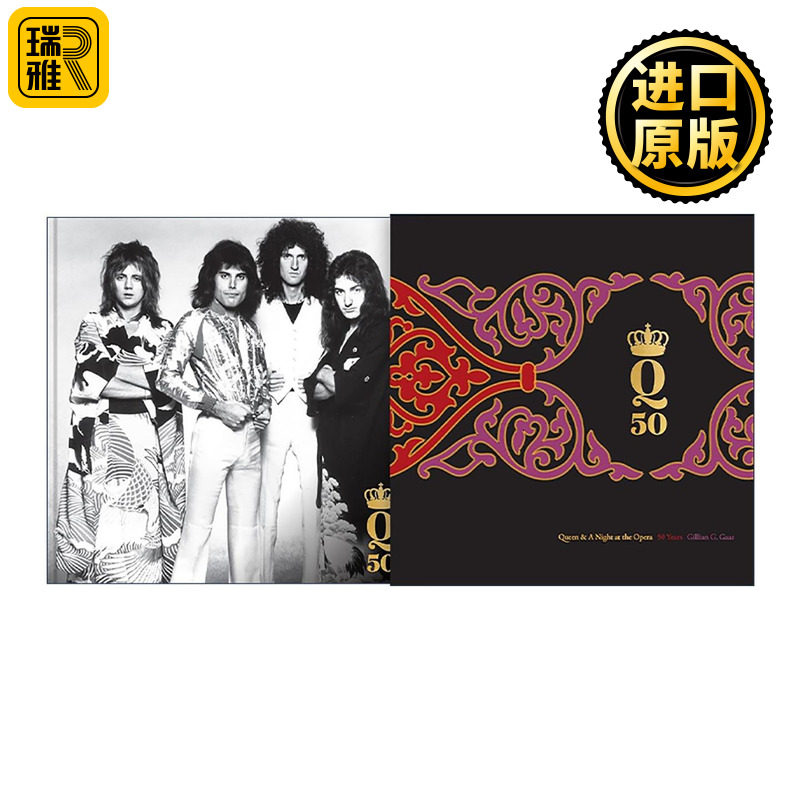 英文原版 Queen & A Night at the Opera 50 Years 皇后乐队与歌剧之夜 50周年 精装 英文版 进口英语原版书籍