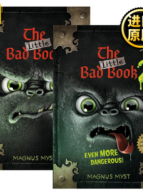 The Little Bad Book 小坏书系列2册 儿童怪异有趣故事少儿趣味插画精装绘本 Magnus Myst