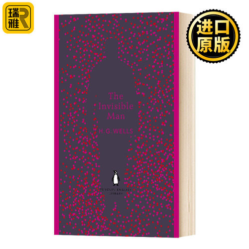 隐形的人 英文原版 The Invisible Man 英国企鹅图书馆版 The English Libary 英文版 H G Wells 全英文版进口原版英语书籍