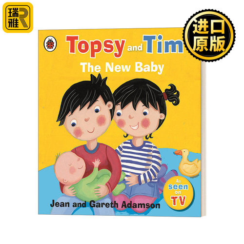英文原版绘本 Topsy and Tim The New Baby 托普西和蒂姆生活体验系列 新生儿 英文版 Jean Adamson 进口英语原版书籍