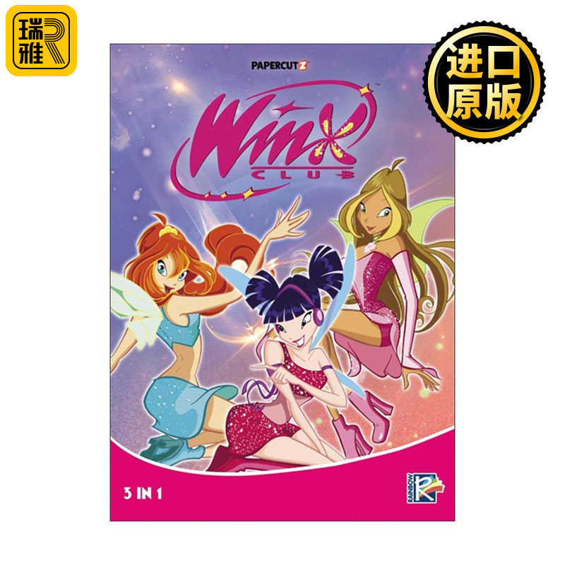 英文原版 Winx Club 3 In 1 Vol.1 魔法俏佳人漫画3合1卷一 英文版 进口英语原版书籍