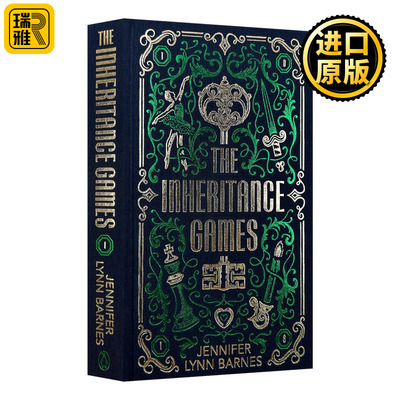 英文原版 The Inheritance Games 遗产游戏 布面精装刷边版 Jennifer Lynn Barnes畅销悬疑小说 英文版 进口英语原版书籍