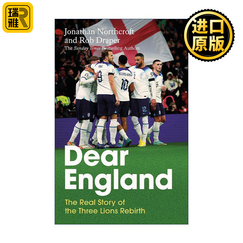 英文原版 Dear England 亲爱的英格兰精装 2024欧洲杯亚军 足球运动 英文版 进口英语原版书籍