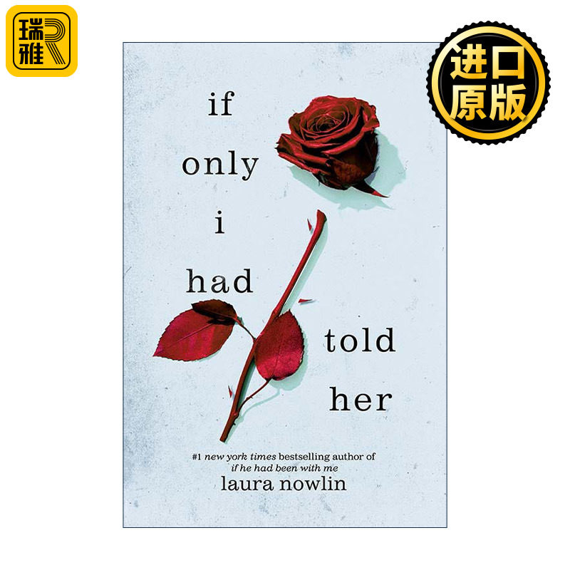 英文原版 If Only I Had Told Her 如果我曾对她说 纽约时报畅销书 Laura Nowlin 英文版 进口英语原版书籍