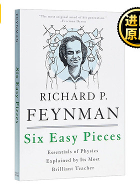 Six Easy Pieces 费曼讲物理：入门 英文原版 Richard P.Feynman,Robert B.Leighton,Matthew Sands 英文版 进口英语书籍