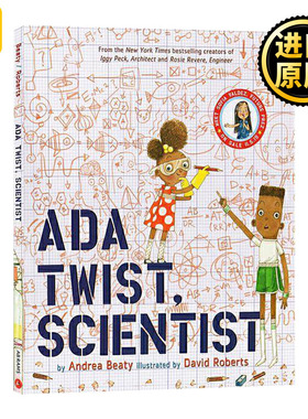 Ada Twist, Scientist (The Questioneers) 艾达想当科学家 梦想行动派 STEAM教育 儿童精装绘本
