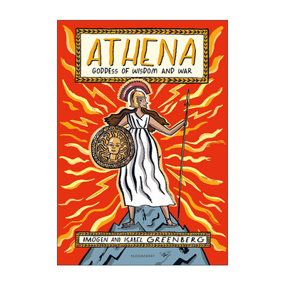 英文原版 Athena 雅典娜 智慧与战争女神 Imogen Greenberg女神神话传说漫画小说系列 英文版 进口英语原版书籍