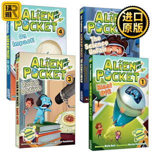 Pocket 口袋里 外星人4册 Alien 英文原版 儿童初级桥梁章节书