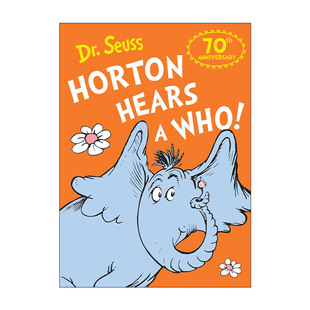 英文原版 Horton Hears a Who 苏斯博士系列绘本 霍顿与无名氏 70周年纪念版 英文版 进口英语原版书籍