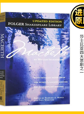 Macbeth 麦克白 英文原版 威廉莎士比亚四大悲剧之一 William Shakespeare 经典名著文学 哈姆雷特李尔王奥赛罗作者 英语书籍