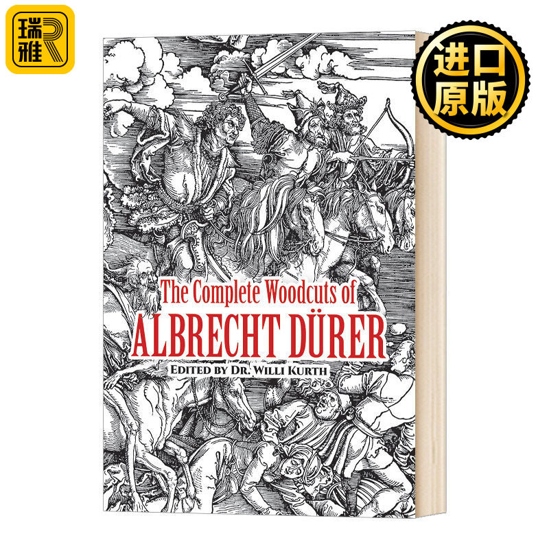 阿尔布雷希特丢勒的木刻版画全集 英文原版 The Complete Woodcuts of Albrecht Durer 全英文版 WIlli Kurth 进口英语书籍
