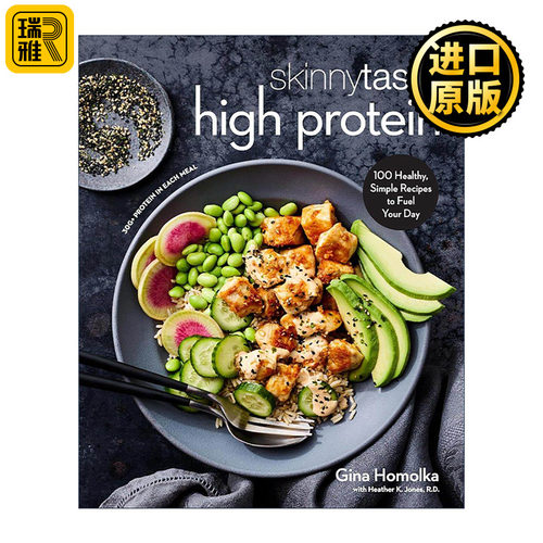 英文原版 Skinnytaste High Protein 高蛋白质的简单健康日常食谱 烹饪指南 纽约时报畅销书作者Gina Homolk 精装进口英语原版书籍