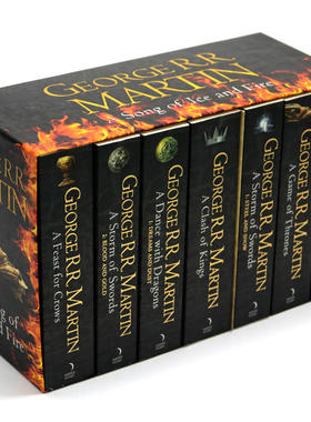 A SONG OF ICE AND FIRE Box set 冰与火之歌1-7盒装