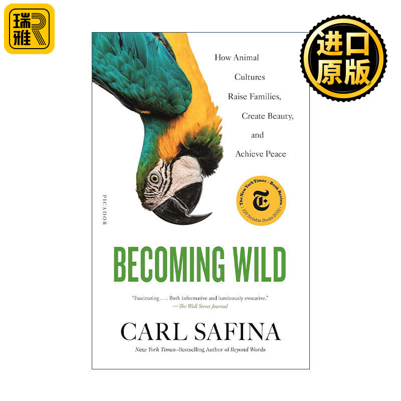 Becoming Wild 野化 动物文化中它们如何扶持家庭、创造美、赢得和平 生态学家Carl Safina
