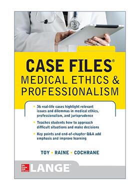英文原版 Case Files Medical Ethics & Professionalism 医学伦理与专业案例集 英文版 进口英语原版书籍